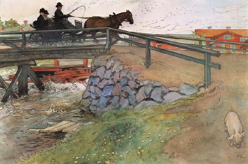 The Bridge, Carl Larsson